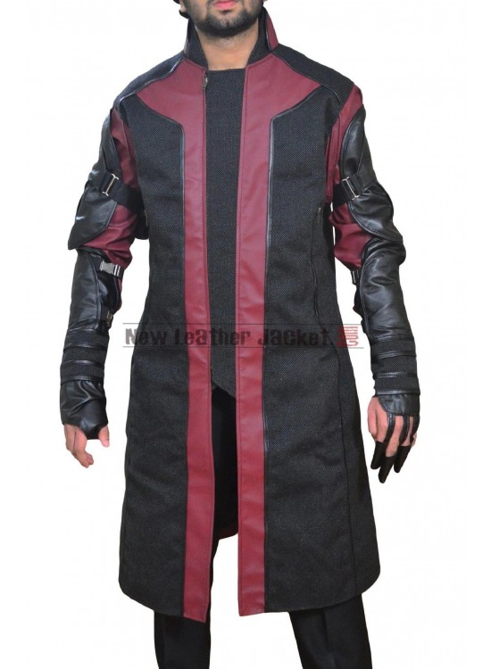 Hawkeye Avengers Age Of Ultron Leather Coat